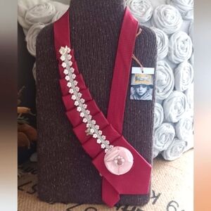 Upcycled Tie Necklace: